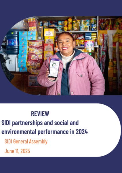 SIDI partnerships and social and environmental performance in 2024