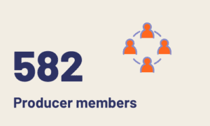 Key Figures Kitagata - 582 producer members